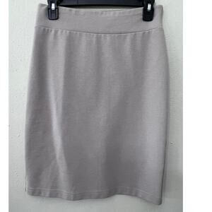 Fishers Finery Pencil Skirt Women’s Sz M Gray Cotton Blend Preppy Classic Office